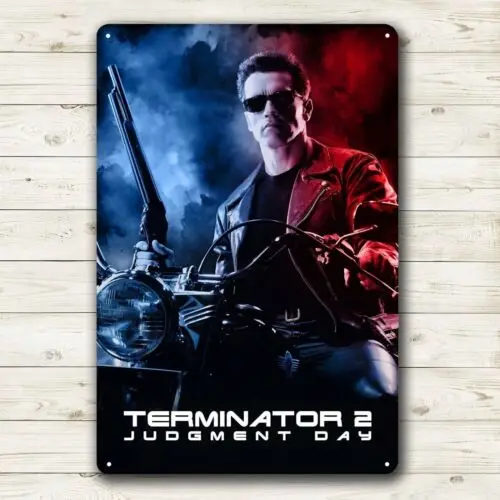 

Металлический плакат Terminator 2 20x30 см