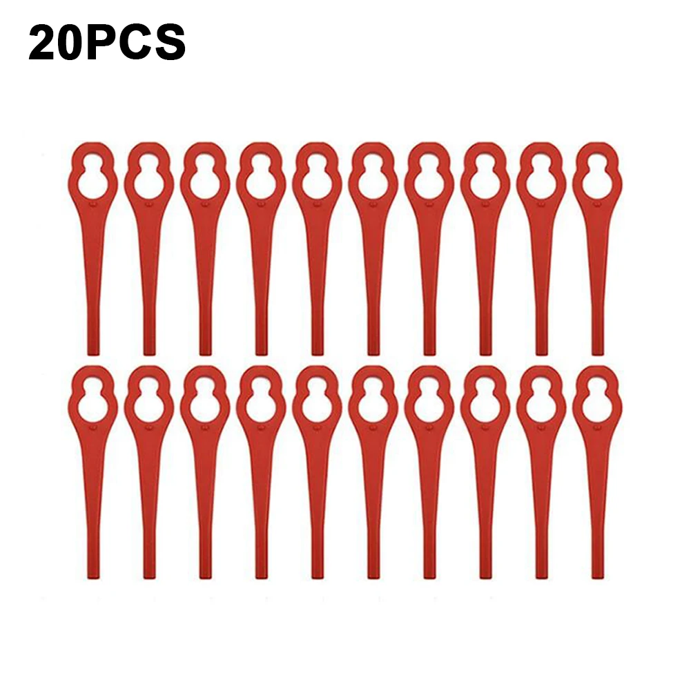 20Pcs Replacement Blade Grass Trimmer Spare Knife For Parkside PRTA 20-LiA1 LIDL IAN 311046 91099406 Garden Tool Parts