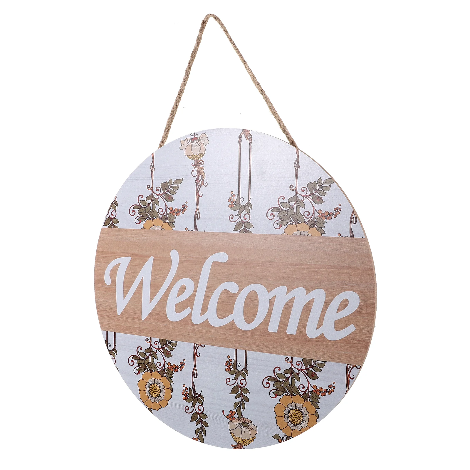 

Wood Decor Wall Decoration Porch Decorations Outdoor Welcome Signs Front Wooden Tag Pendant Hanging