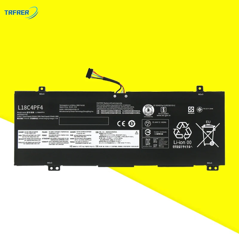 

L18C4PF3 Laptop battery For Lenovo Ideapad xiaoxin Air 14-2019 S540-14IWL C340-14API/IWL/IML L18C4PF4 L18M4PF3 L18M4PF4