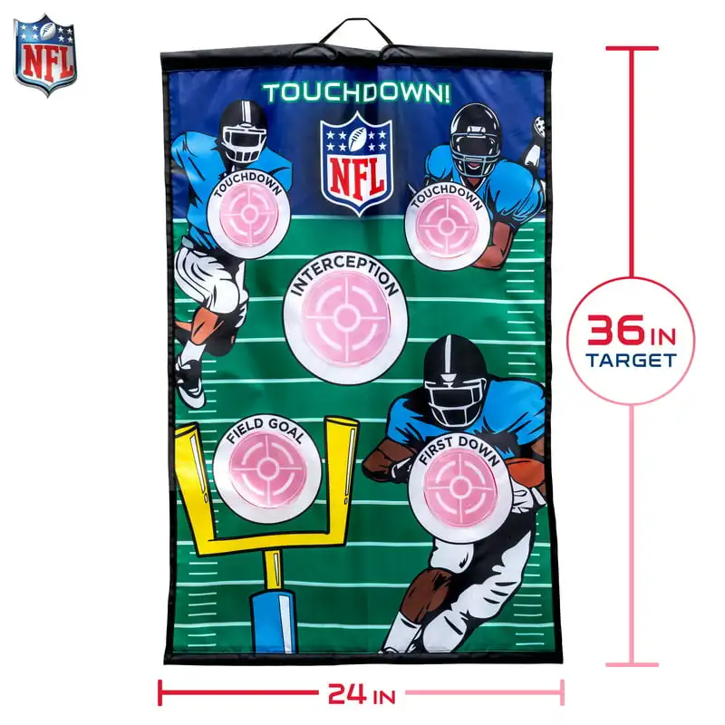 

Target Toss - Kids Over the Door Mini Football Throwing with (3) Mini Footballs - Perfect Indoor Football Toy for Kids - 36