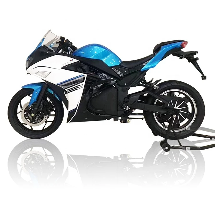 Мощный электрический мотоцикл с большими колесами для гонок 72 в 3000 Вт 5000 10000