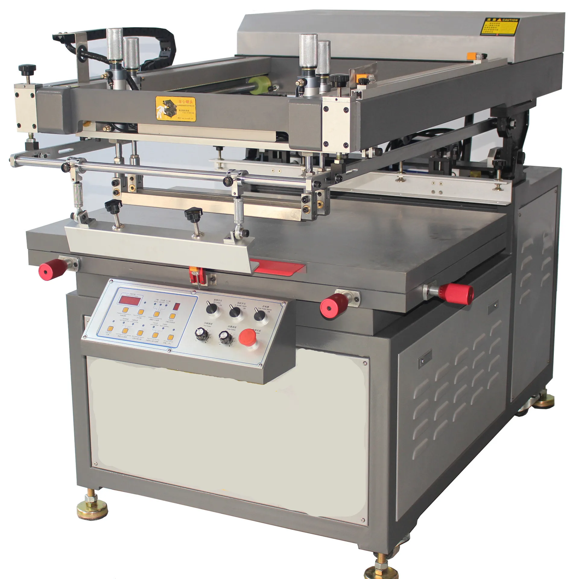 Автоматическая автоматическая машина для трафаретной печати с наклонной рукой и