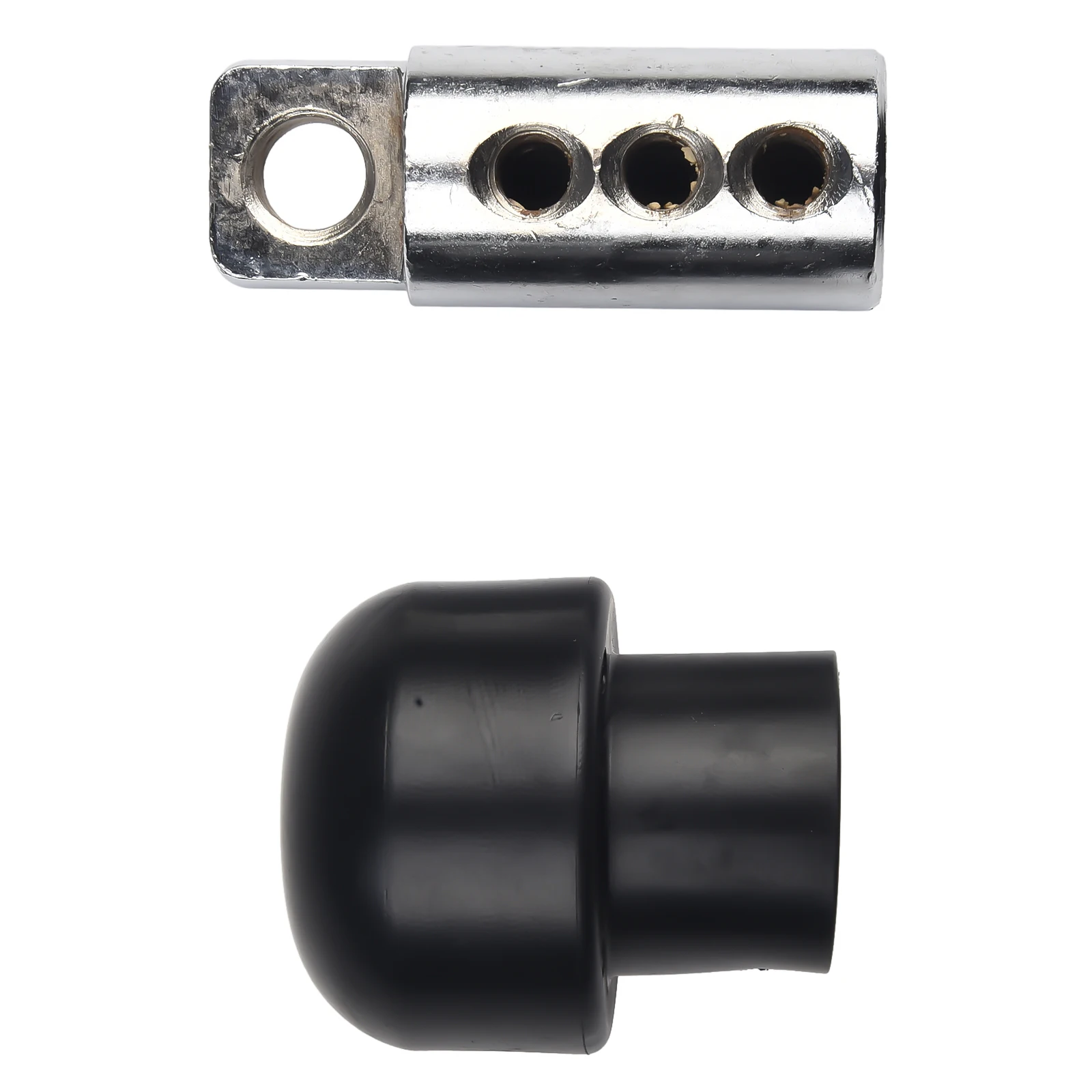 

Durable High Quality Cable Stopper Rope Joint Terminal Black Fitness Equipment Portable Wire Connector 1 Set 270g