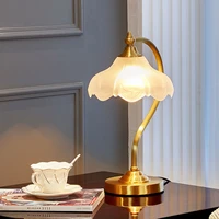 decorative desk bedroom bedside lamp american pastoral retro study modern simple for home decor bedroom desk table lamps