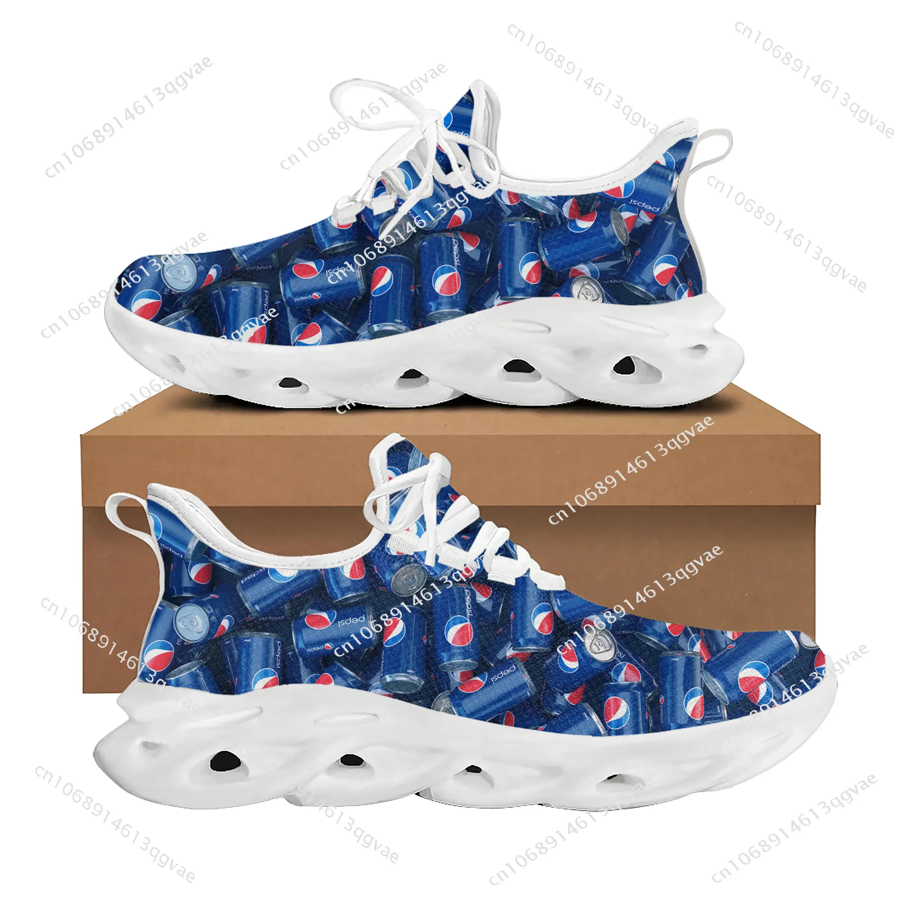 Кроссовки P-Pepsi-Cola на плоской подошве мужская и женская спортивная обувь для бега