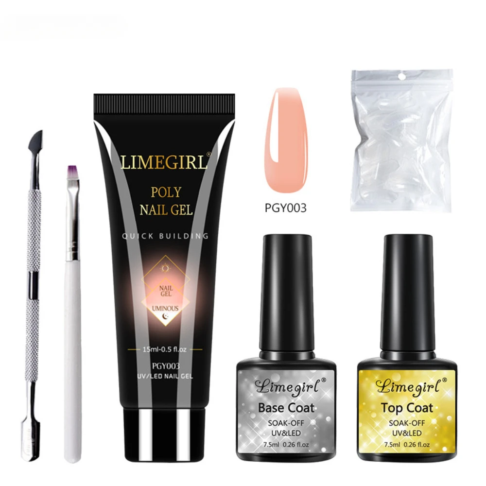 6 шт. набор инструментов для ногтей прозрачный Кристальный Расширенный клей