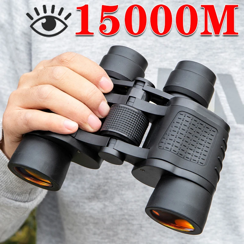 

15000M Long Range Powerful Professional Binoculars Camping Telescope 80X80 Hunting Binoculares Tourism High-end Military Hiking