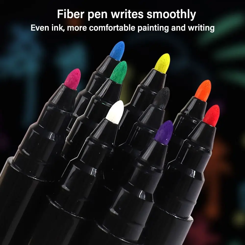 3pcs Erasable Multi-Color Whiteboard Art Marker Pen Highlighters For Blackboard Graffiti LED Board Writing Glass Window Painting