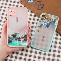 iphone 12 13 pro max case chinese style ancient poem oriental aesthetics art phone cases transparent for iphone 11 7 8 plus mini