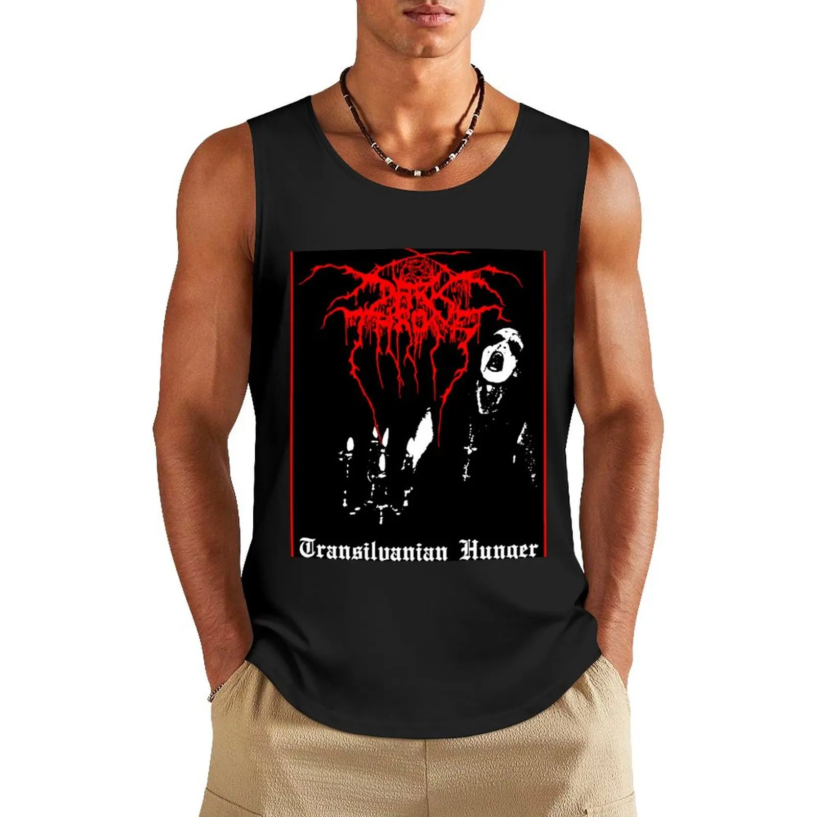 Darkthrone Fenriz Transilvanian Hunger Tank Top футболка мужские спортивные рубашки