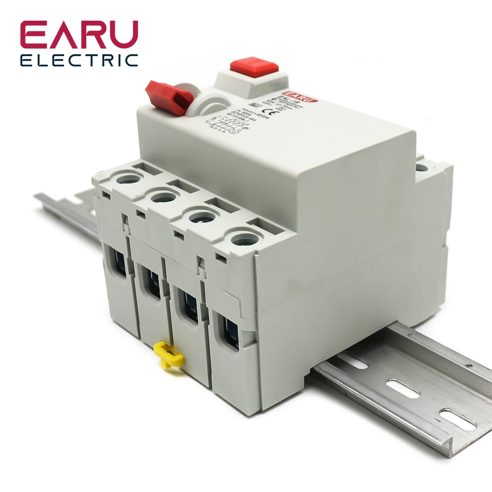 4P 32A 10/30/100/300mA Type A RCCB RCD ELCB Electromagnetic Residual Current Circuit Breaker Differential Breaker Safety Switch images - 6