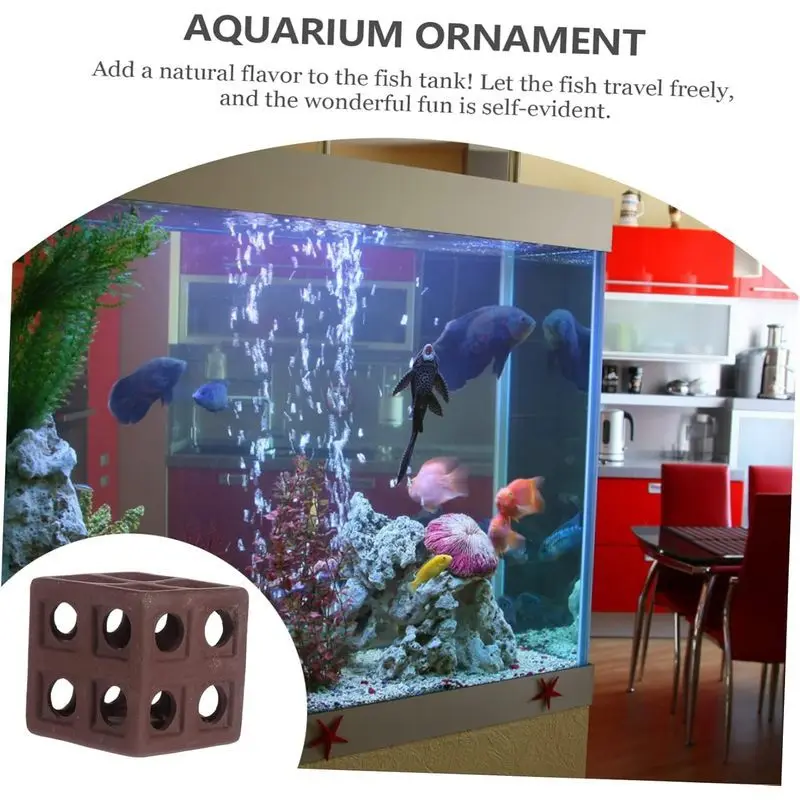 Инновационное украшение для аквариума-магический куб: стильный и веселый вашего