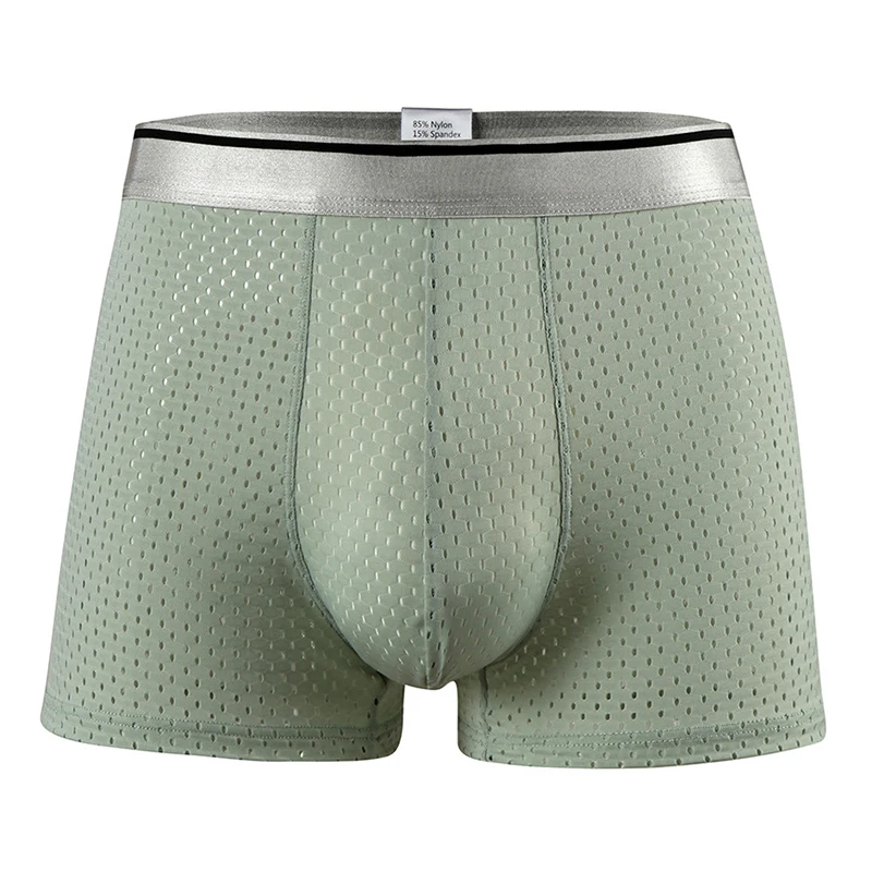 Men's Plus Size Briefs Boxer Men's Ice Silk Mesh Plus Size Boxers Men Plus Size Underwear 4XL 5XL 6XL 7XL 8XL 9XL 10XL 11XL 12XL