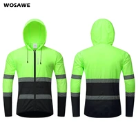 mens windproof cycling jacket hooded reflective waterproof road mountain bike cycling windbreaker riding bicycle mtb clothing