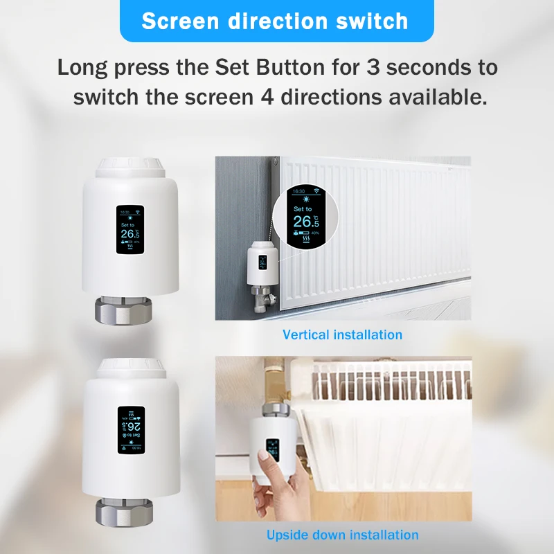 Tuya Zigbee 3 0 термостатический клапан радиатора умный дом термостат головки TRV Google Home