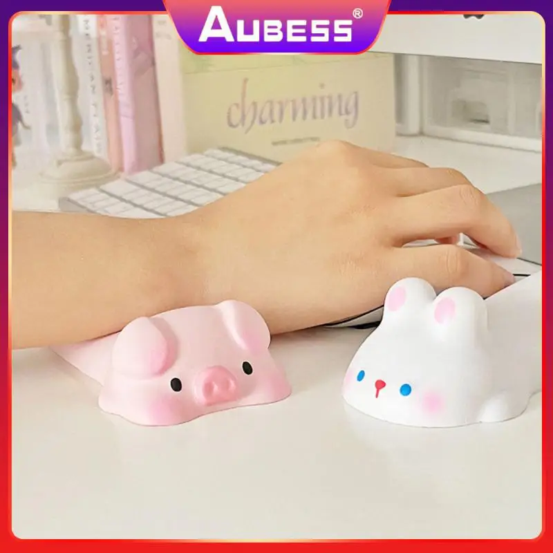 

Gaming Mousepad Wrist Rest Girl Office Mousepad Lovely Comfortable Gaming Desktop Pad Desk Accessories Wrist Protection Soft Pu