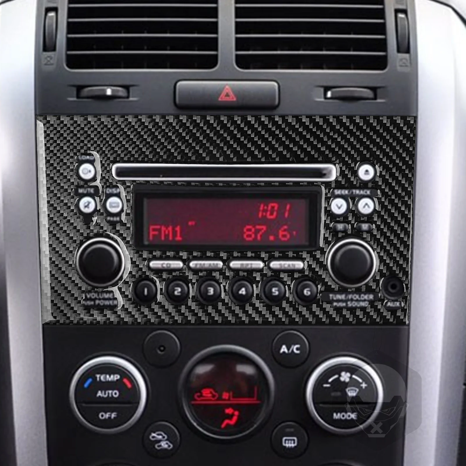 Для Suzuki Grand Vitara 2006-2013 автомобильные аксессуары из настоящего углеродного волокна