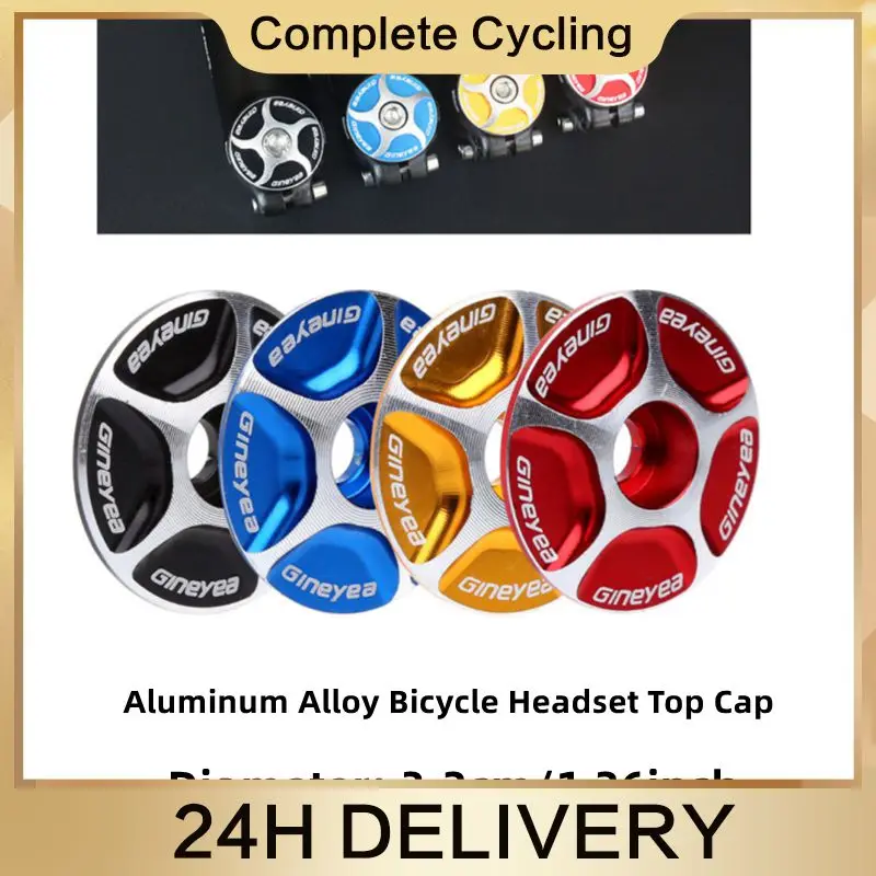 

Bicycle Aluminum Headset Threadless Road Alloy Top Cap MTB Bike Stem Accessories Headset Top Cap Cover Bicycle Parts