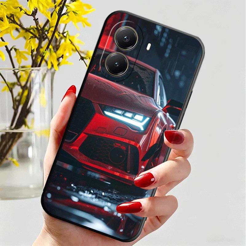 Фото Мягкий силиконовый чехол для телефона Xiaomi Poco M8 F8 X8 Pro Max Sport Car For A-Audis R-RS Shell X7 F7 M7 X6 X5 Redmi 15C 15A X4 X3 M6 №4