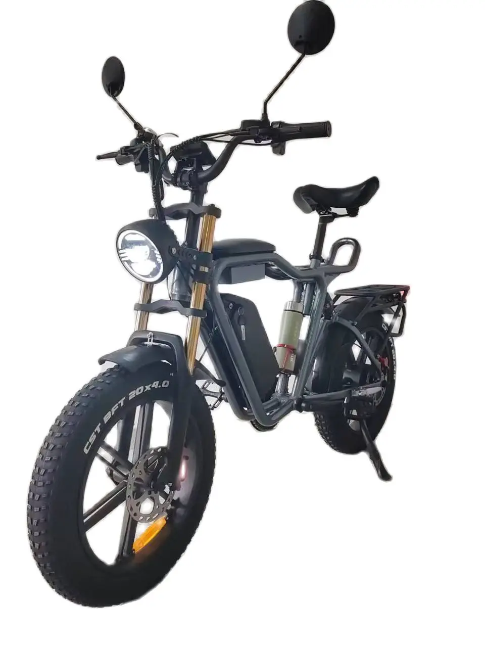 E-Bike 52V22Ah Lithium Battery Full Suspension Hydraulic Brake 1000W Motor Fat Tire Electric Bicycles