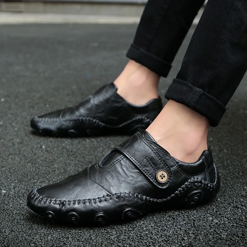 

Large size leather shoes 38-44/45/46/47 size driving shoes men's business shoes men's shoes dress shoes go out casual shoes
