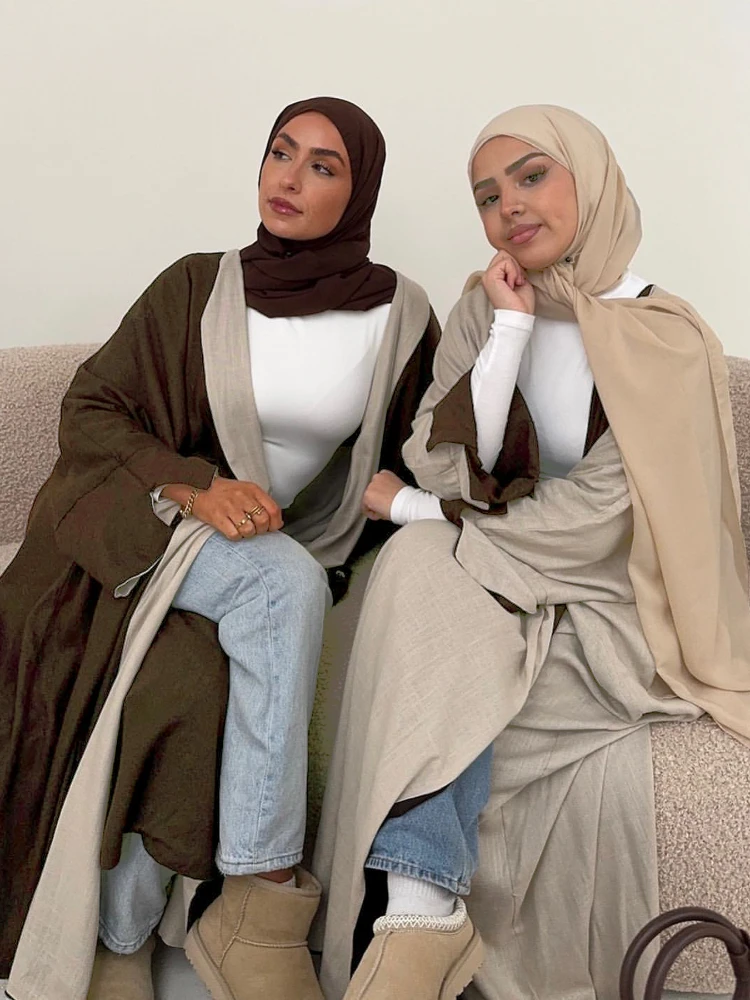 ИД мусульманская абайя женское длинное платье платья Jalabiya Рамадан Марокко Дубай