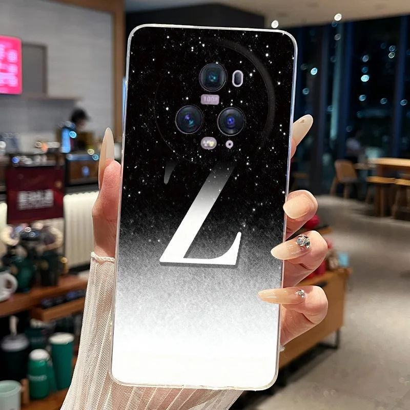 Чехол для Huawei Honor Magic 5 Pro, роскошный элегантный чехол с надписью, прозрачная мягкая TPU-оболочка для Magic5 Magic5Pro, чехол для мобильного телефона. (art.: 3920dc08ebcd1) - 3920dc08ebcd1