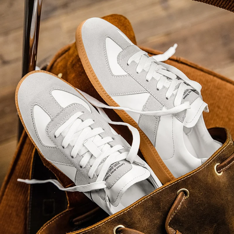 Classic Suede Skateboard Shoes Men German Retro Flat Shoes Men Street Casual Sneakers Comfortable Men Trainers zapatillas hombre
