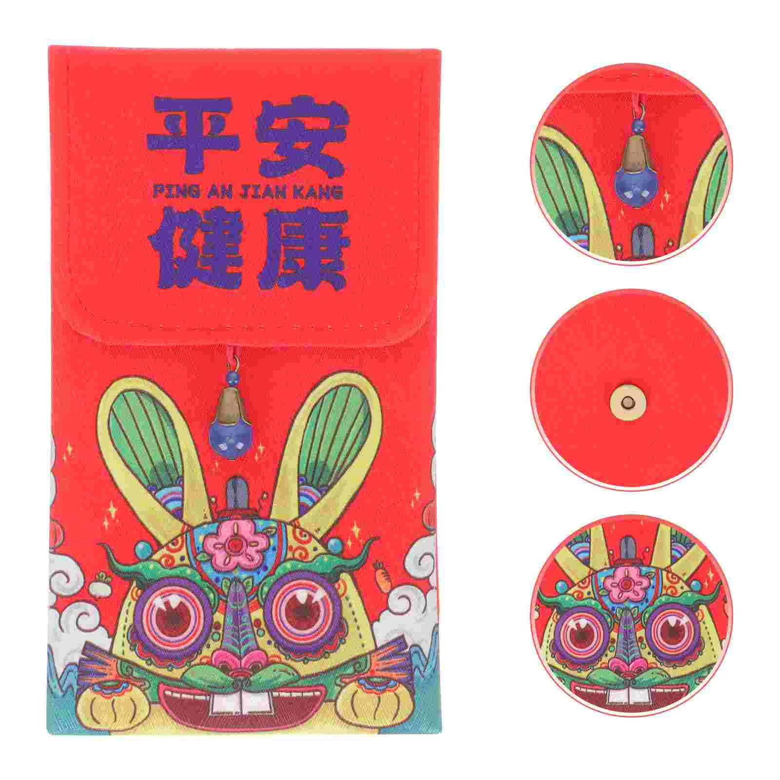 

Red Packet Year Chinese New Money Envelopes Festival Rabbit Packets Spring Envelopehong Mony Zodiac Bao Cloth Bag Gift The
