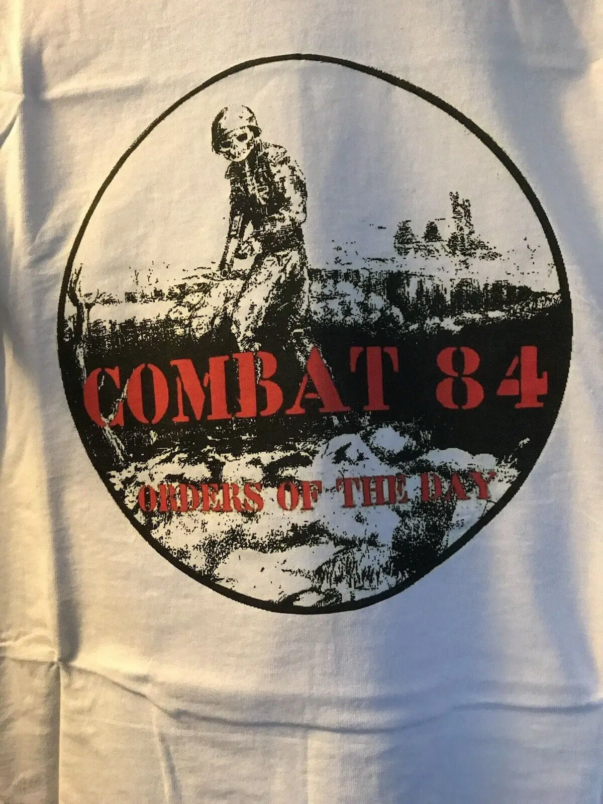 Фото Боевая футболка 84 заказа на день, футболка AI Skinhead Punk 28 см xxl Размеры №1
