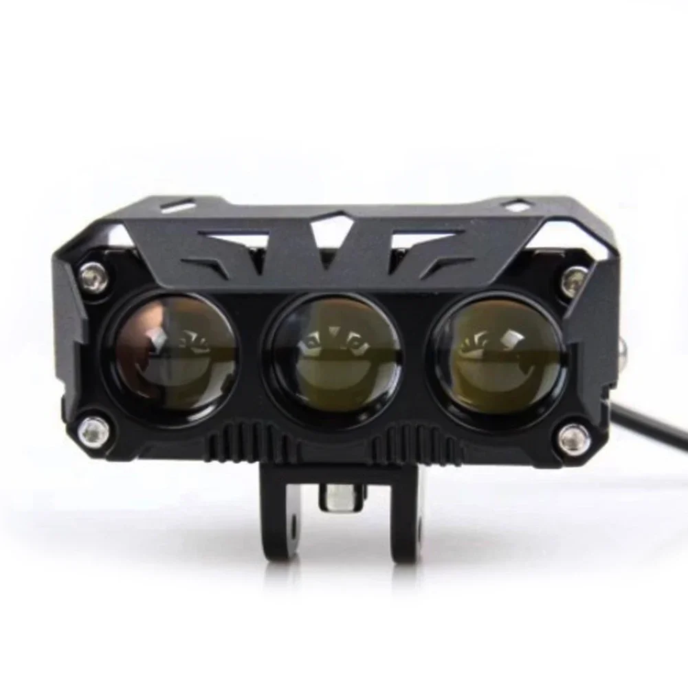 Светодиодный прожектор для мотоцикла двухцветная фара ближнего и дальнего света