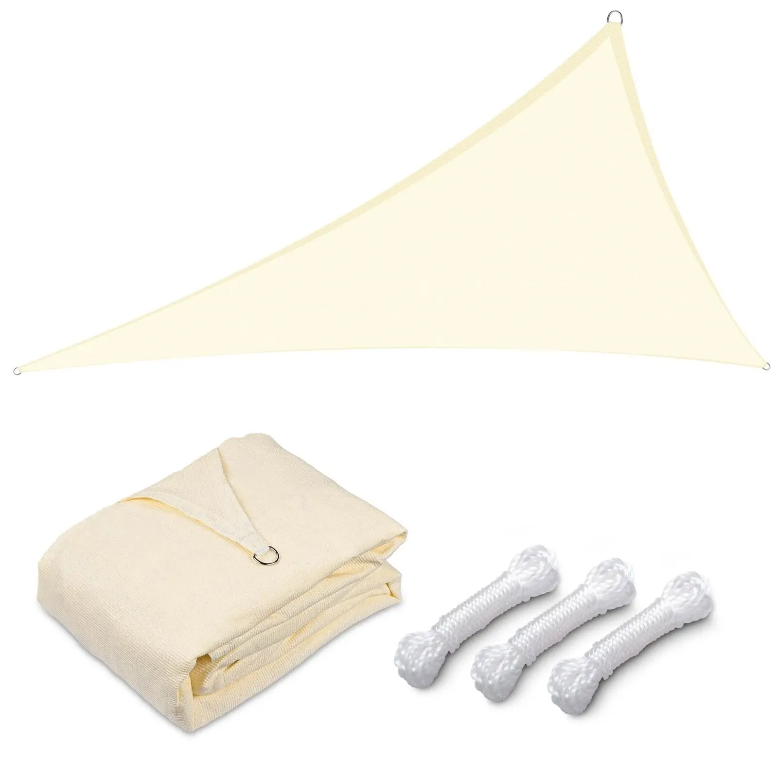 

16 'x 16' x 16 'Equilateral треугольный солнцезащитный экран с защитой от ультрафиолетовых лучей белого цвета