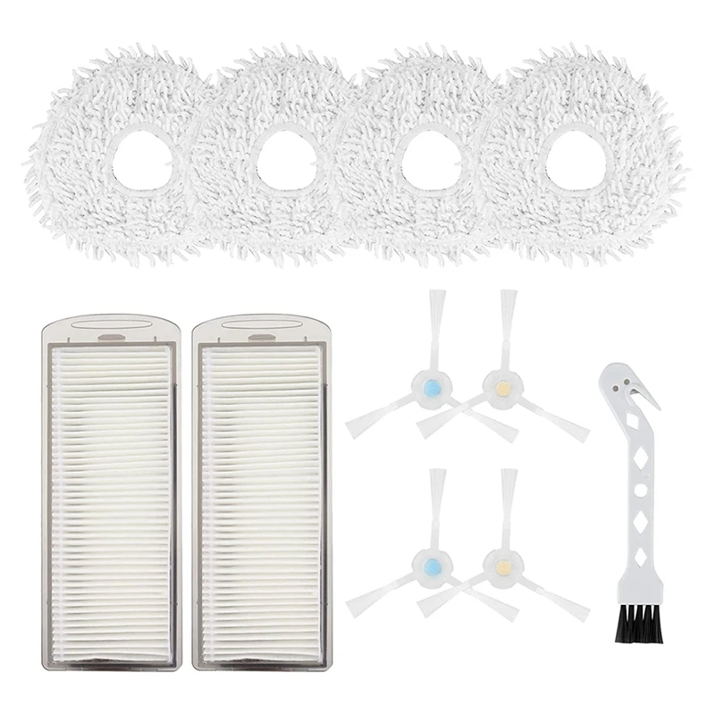 

Replacement Parts Side Brushes HEPA Filters Mop Cloth Compatible For Narwal J1 J2 Robot Vacuum Cleaner Accessories