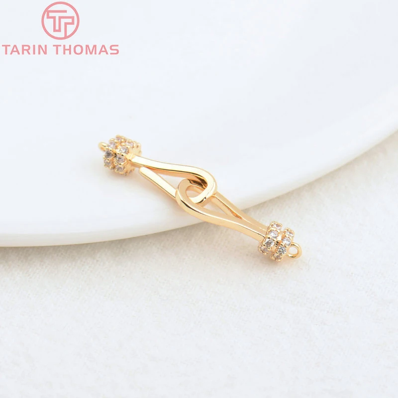 

(3968) 15x6 мм 15,5x4,8 мм 24K золото цвет латунь со стандартным разъемом для браслета Высокое качество Diy ювелирные аксессуары