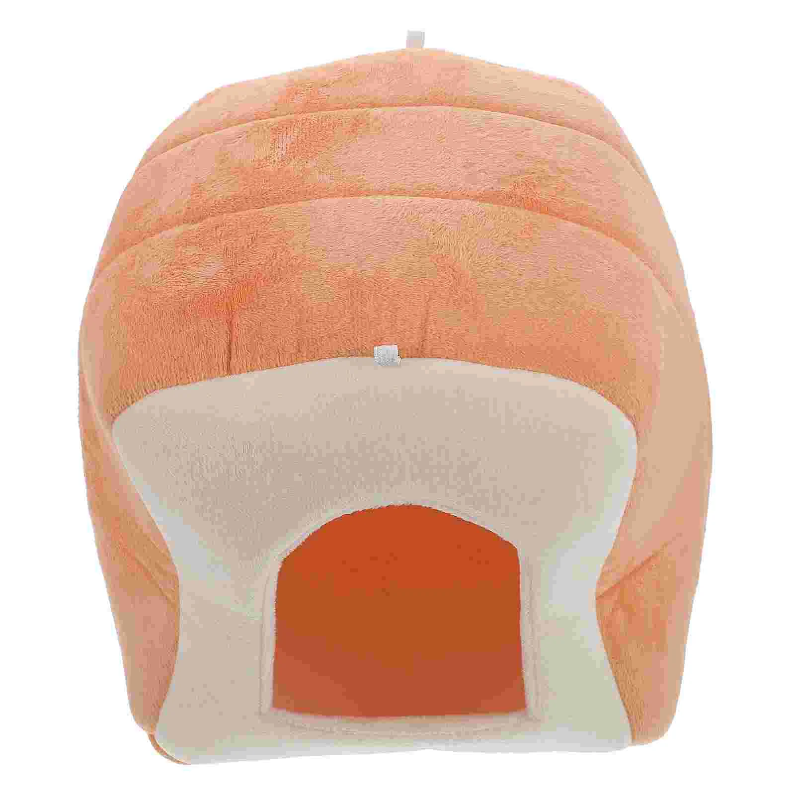 

Hamster Nest Pet Accessory Winter Bed Small Animals Rest Sponge Bread Shape House