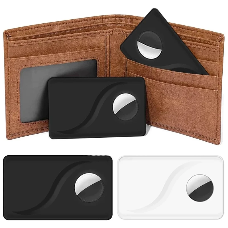 

For Apple AirTag Locator Case Anti-lost Wallet Tracker Card Cover Holder For Airtags GPS Locator Anti-Scratch Protector Case