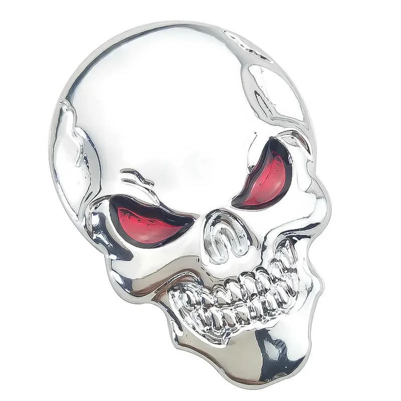 

Мотоциклетная наклейка с логотипом, 3D наклейка с черепом, металлическая эмблема из цинкового сплава для всего тела QX80 FX35 G25 Q70 Qx60, Стайлинг автомобиля