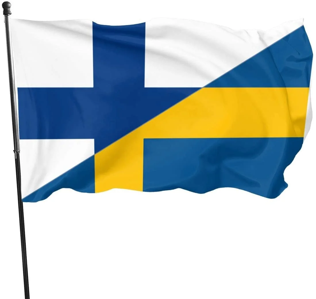

Flag of Sweden and Finland Super Polyester Flag 3x5 Ft