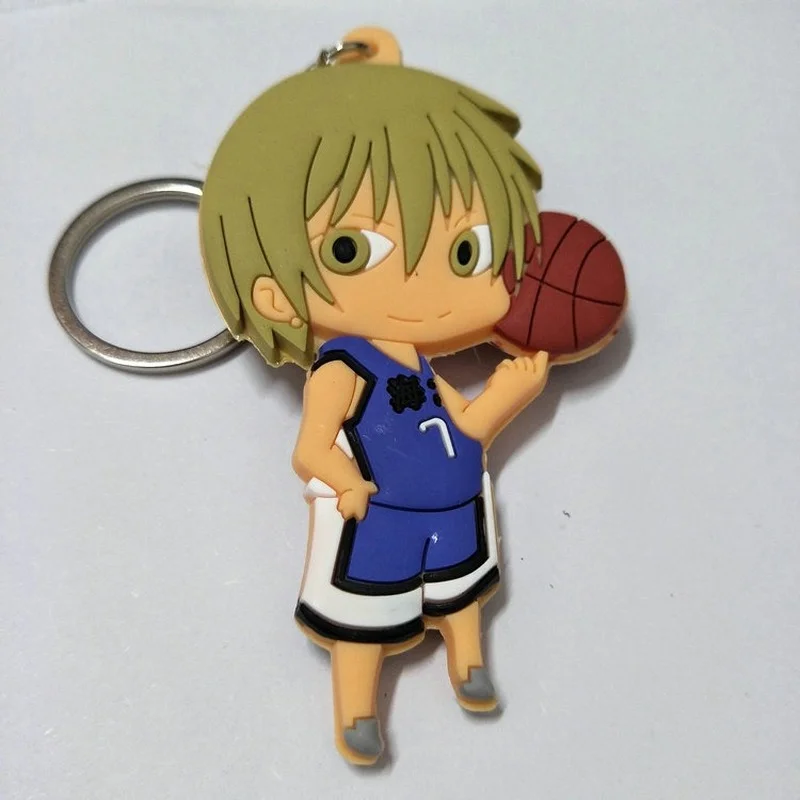 Симпатичные Брелки из ПВХ в стиле Аниме Kuroko No Basket фигурка Tetsuya Kagami Taiga кисэ рёта Bag