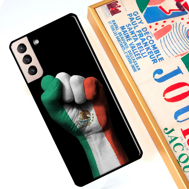 Чехол с флагом Мексики для Samsung Galaxy S22 S21 Note 20 Ultra S8 S9 S10 10 Plus S20 FE задняя крышка |