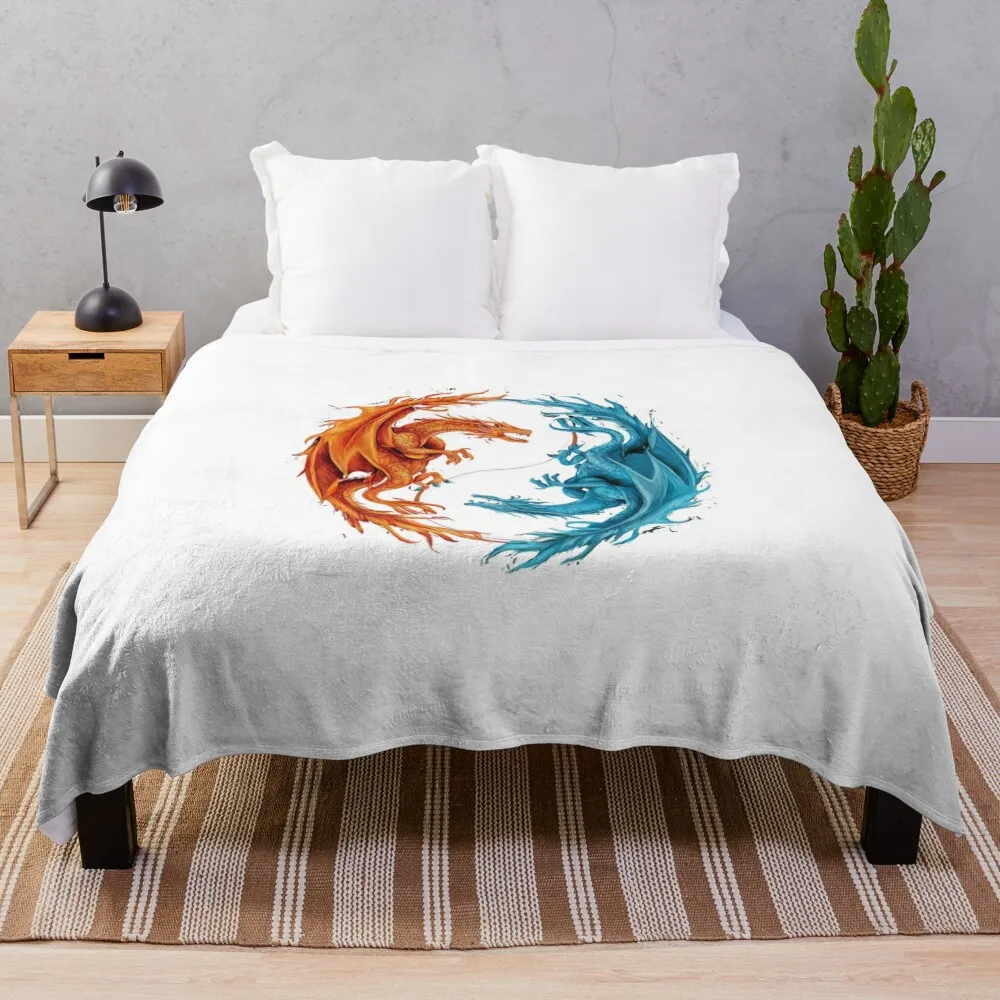 Одеяло Element Yin Yan Dragon многофункциональное одеяло для дивана мягкие одеяла