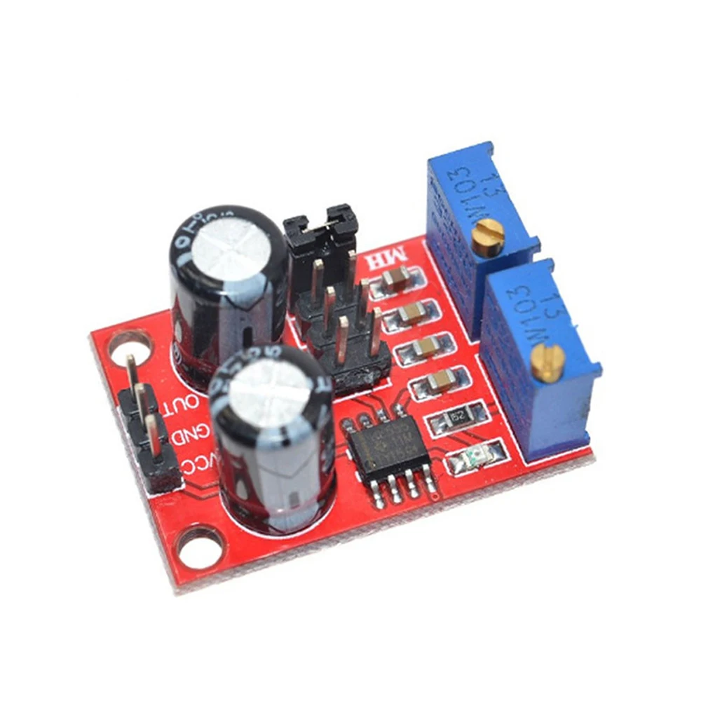 

1PCS NE555 pulse frequency, duty cycle adjustable module,square/rectangular wave signal generator,stepping motor driver