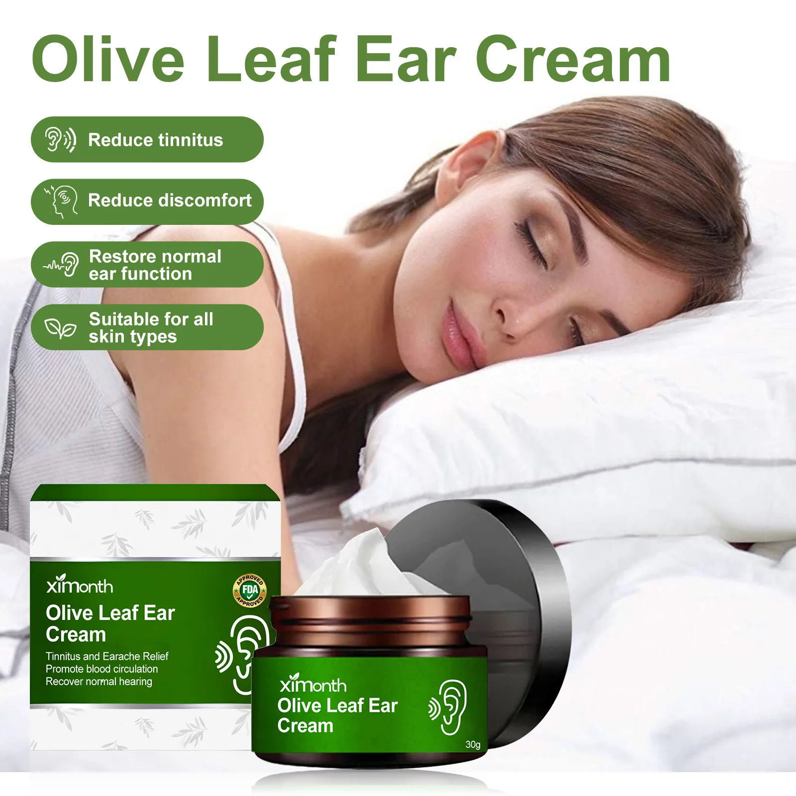 

Средство для очистки ушей, крем для здоровья ушей, снятие боли в ушах, лечение ушах, уход за здоровьем, уход за ушами в ушах, снятие болей в ушах