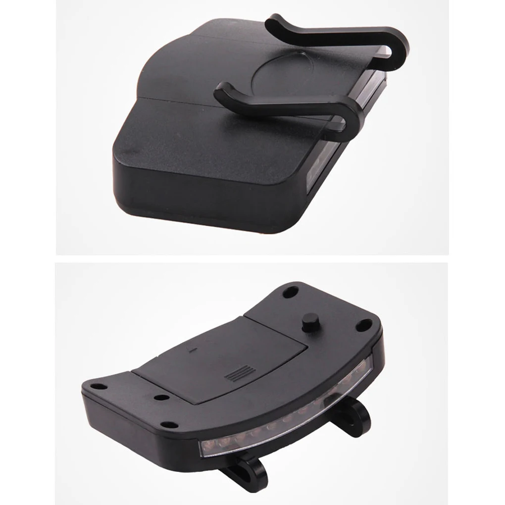 

Светодиодный налобный фонарь с клипсой, освещение для кемпинга, рыбалки, походов, ночного освещения, лампа с колпачками, питание от батарейк...