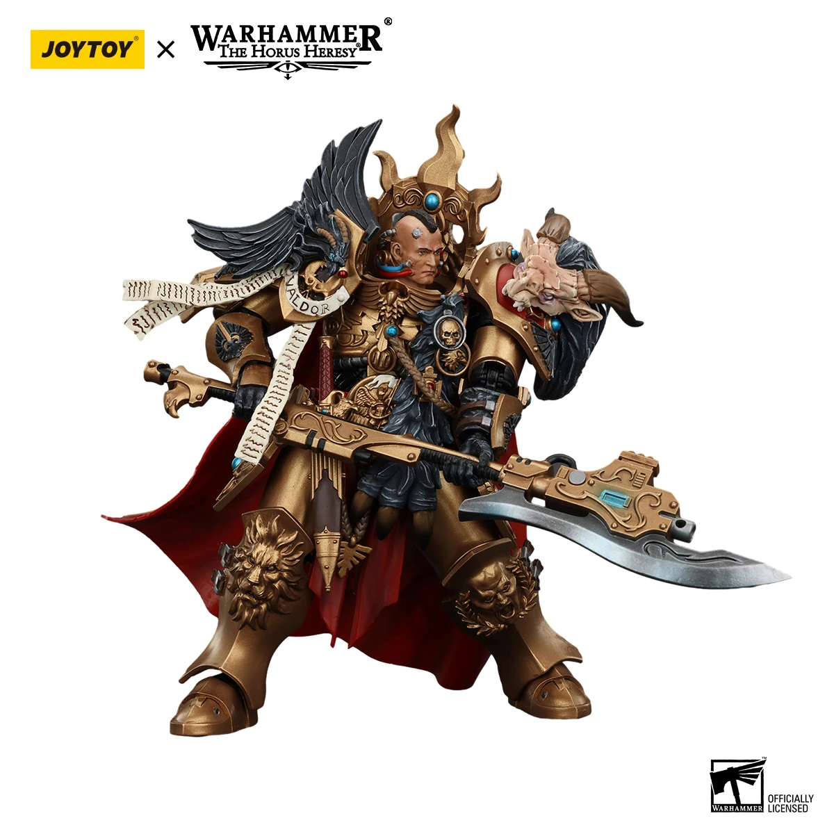 Фото JOYTOY Warhammer 40K 1/18 Фигурка Legio Custodes Constantin Valdor Captain Genera Аниме Фигурки Игрушки Модель №4