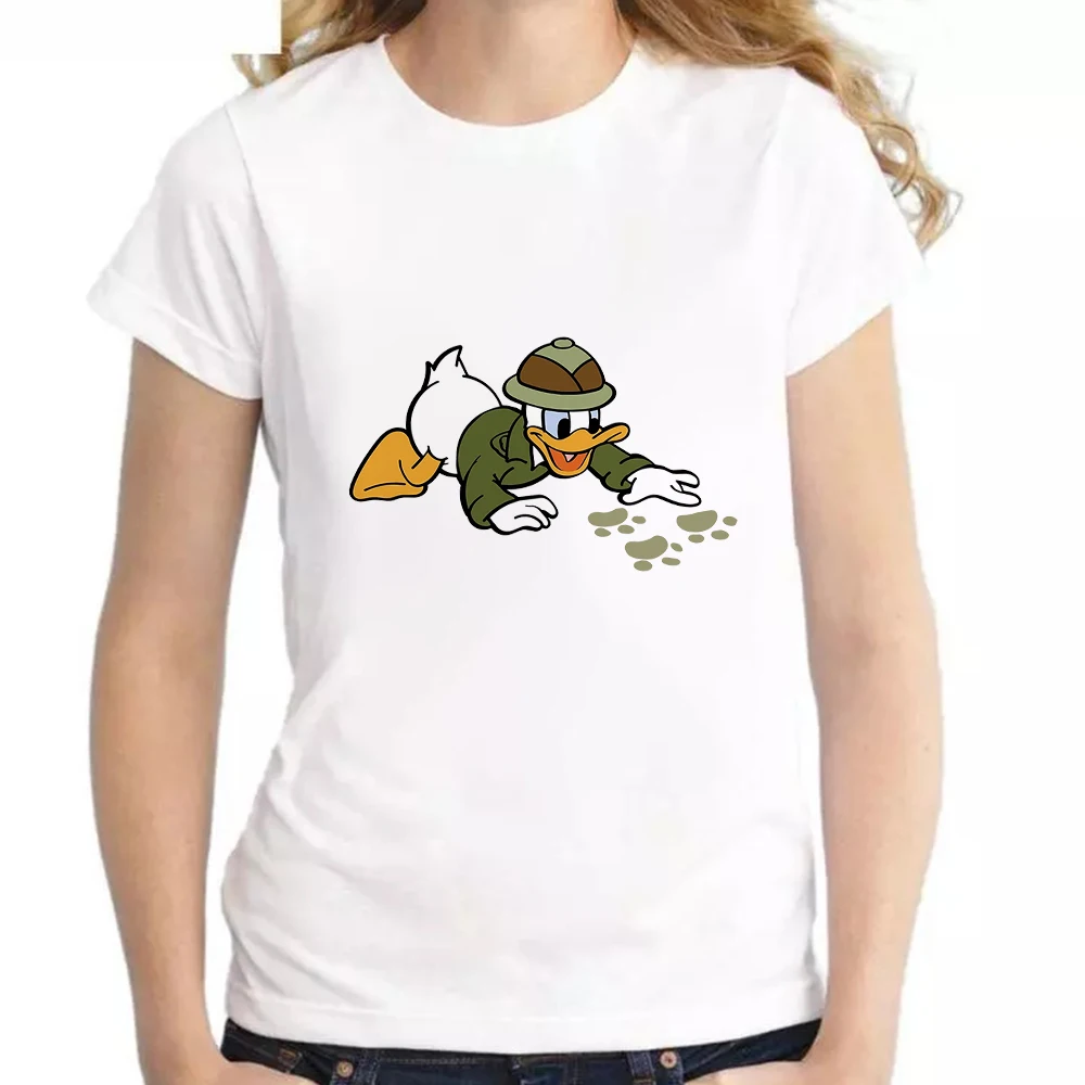 

Disney Funny Donald Animal Kingdom T Shirt Women Cartoon Harajuku Tops Tumblr Trend Zoo Tees O-neck Thin Summer Female T-shirts