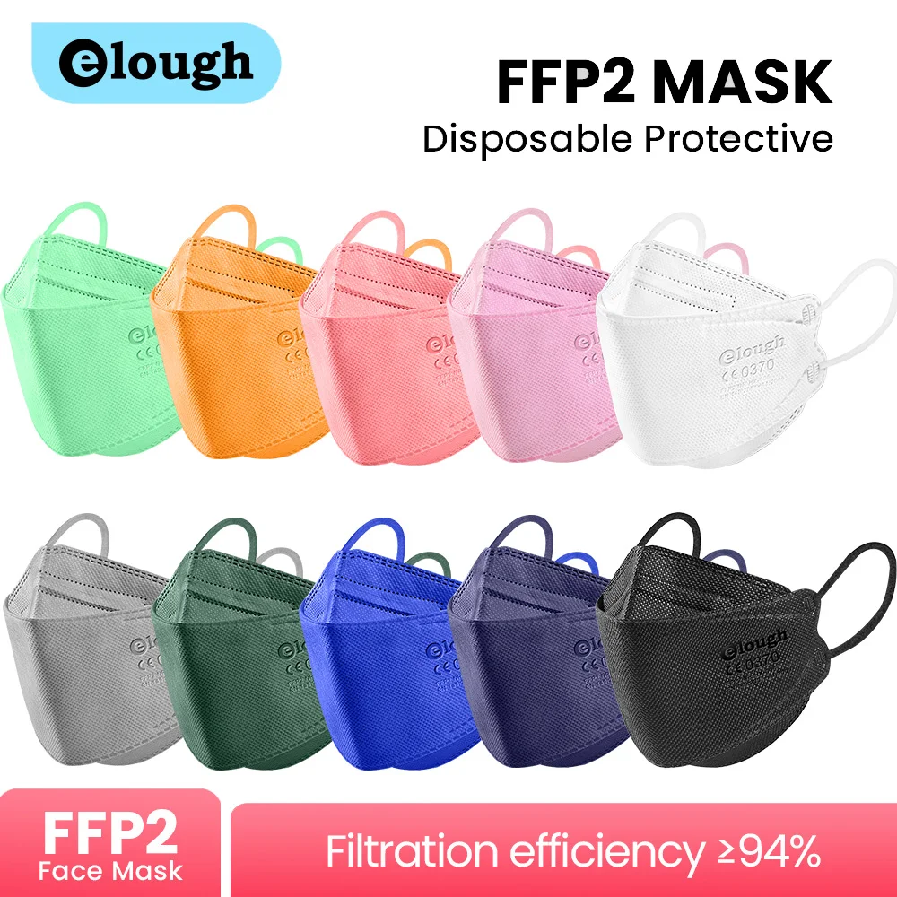 

Reusable FFP2 Mascarillas FPP2 Niños FFP2MASK Kids KN95 Masks Children Black 4 Layers Protective Face Mask Dust Masque Enfant