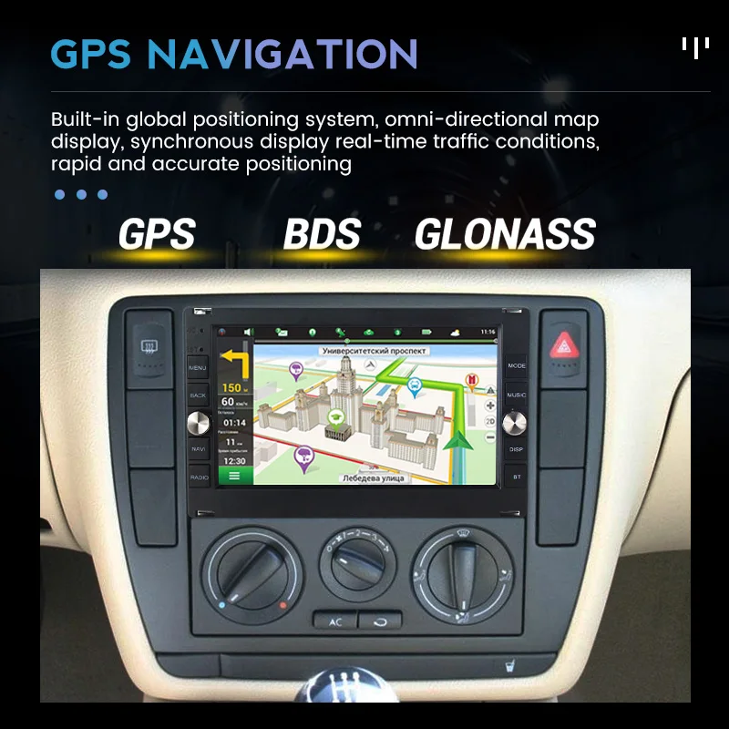 Автомагнитола 2DIN для passat B5 MK5 1998-2005 7 дюймов Android 11 четырехъядерный процессор 2 + 32