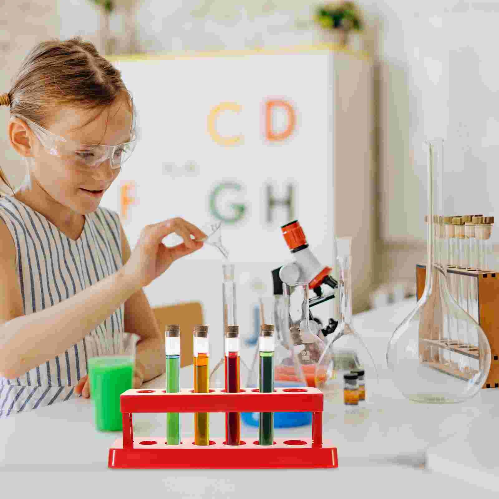 3 шт. стойка для пробирок хранения трахеи лабораторный держатель полка ABS